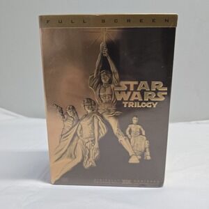 Star Wars Trilogy DVD Box Set 2004 Sealed 4-Disc Full‎ Screen THX